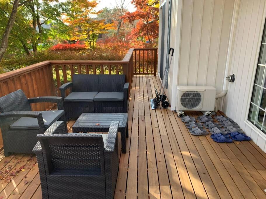 軽井沢ショッピングプラザ徒歩圏内の新築アメリカンハウス/ポーラーリゾート新軽井沢１ Karuizawa Eksteriør billede